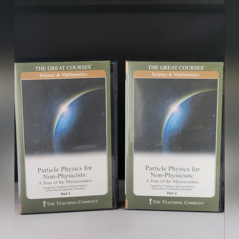 The Great Courses Particle Physics for Non-Physicists Parts 1-2 CD Set USED Good
